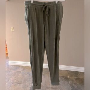 Free People Joggers, Army Green